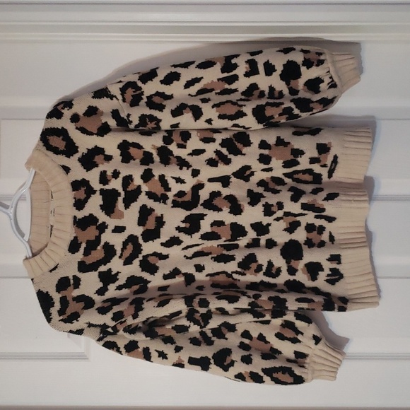 Entro leopard print bubble sleeve sweater - Picture 2 of 6
